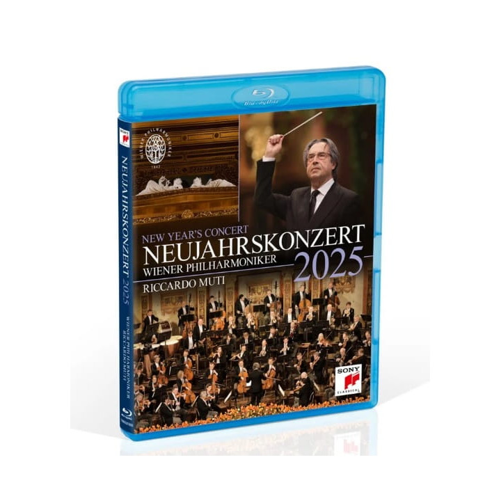 Muti Riccardo & Wiener Philharmonicer - Neujahrskonzert 2025/New Year's Concert 2025 (BLU-RAY)