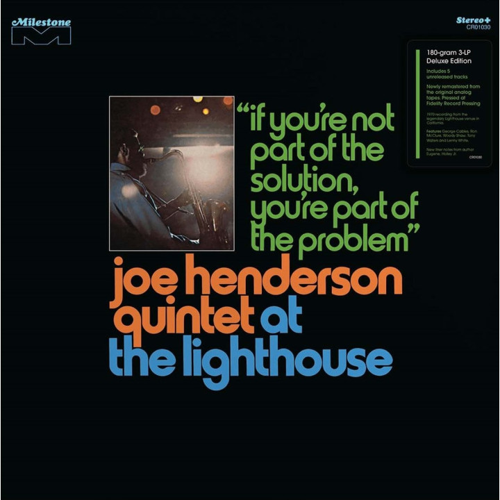 Henderson Joe Quintet - At The Lighthouse: If You'Re Not Part Of The Solution, You'Re Part Of The Problem (3LP)